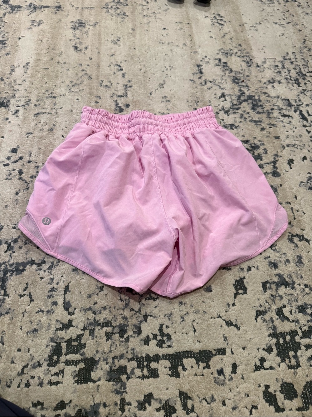 lululemon athletica Bubblegum Pink Run Shorts